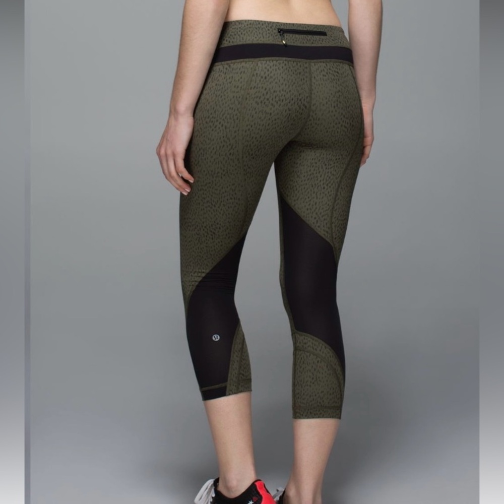Lululemon run inspire crop ll full on luxtreme mesh